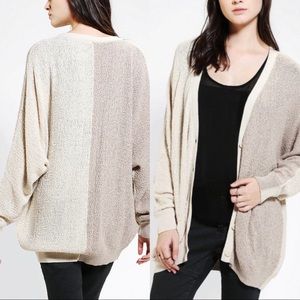 Urban Outfitters Beige Cardigan Sweater w/ Pockets
